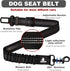 Dog Seat Belt,Retractable Dog Seatbelts Harness for Car,Adjustable Seatbelt Pet Safety Seat Belts with Elastic Bungee Buffer and Restraint Reflect...
