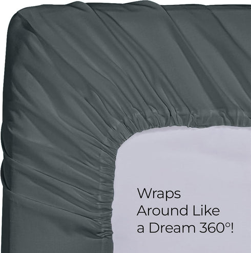 Utopia Bedding Full Fitted Sheet - Bottom Sheet - Deep Pocket - Soft Microfiber - Shrinkage and Fade Resistant - Easy Care -1 Fitted Sheet Only (G...