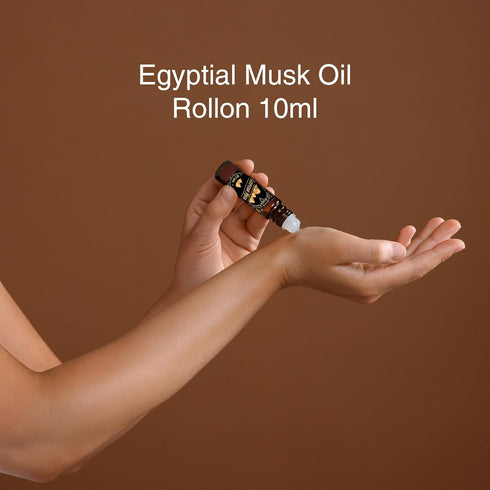 Bargz Natural Egyptian Musk Oil Bottle 0.33oz/10ml - Perfume Fragrance for Sensual Skin, Hair, Body & Massage - Pure and Exquisite Aroma (Roll on)...