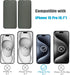 2 Pack Compatible with iPhone 15 Pro Matte Privacy Screen Protector with Easy Installation Frame, Anti-spy Anti-glare Eye Protection Tempered Glas...