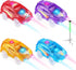 Tracks Cars Replacement only, Toy Cars for Tracks Glow in The Dark, Magic Car Accessories with 5 Flashing LED Lights, Compatible with Most Tracks ...