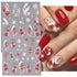 Christmas 5D Nail Art Stickers Self-Adhesive Embossed Snowflake Nail Decals Red Christmas Balls Nail Stickers Xmas Jingle Bells Nail Art Supplies ...