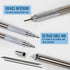1.3 mm Mechanical Pencil Set with 4 Tubes Lead Refills,2 Eraser,1.3mm Mechanical Pencils,Metal Drafting Pencil, Lead Holder,Drawing Mechanical Pen...