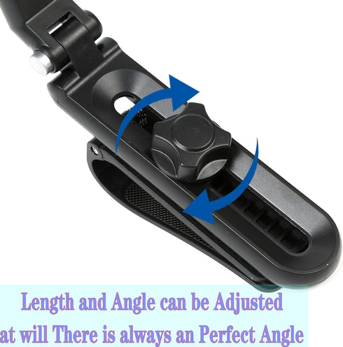 Sun Visor Car Phone Holder?1080° Multifunctional Sun Visor Universal 360 Rotating Rear View Mirror Phone Holder, Foldable Cell Phone Mount Clip fo...