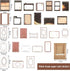 135 Pieces DIY PET Decorative Stickers 4 Set Assorted Frame Scrapbooking Stickers 2 Set Frame Scrapbooking Paper DIY Craft Bullet Diaries Scrapboo...