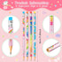 Blulu 36 Pcs Video Game Pencils Unicorn Rainbow Pencils Bulk Unicorn Birthday Party Favors Wooden Pencils with Erasers Graduation Gifts for Girls ...