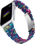 JOYOZY Compatible with Apple Watch Bands 38mm 40mm 41mm 42MM(Series 10) Fashion Slim Resin Band For Apple Watch Series 10 9 8 7 6 5 4 3 2 1 SE (Pu...