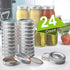 Mason Jar Lids and Rings 48Pcs Regular Mouth Canning Lids for Ball, Kerr Jars- Split-Type with Leak proof & Airtight Seal, Metal - Food Grade Mate...