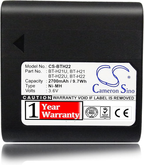 Battery Replacement for Sharp BT-H21U BT-H22U BT-H22 BT-H21...