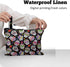 Cafl Sugar Skulls Makeup Bag Travel Large Day Dead Cosmetic Bag Organizer toiletry Essentials Jewelry Skincare Zipper Bag Gift For Women -10×8 inc...
