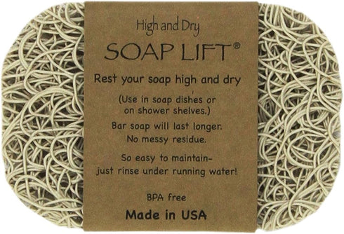 Soap Bar Holder - Flexible Shower Tray with Self-Draining Design - Soap Saver Made of BPA-Free Bioplastic - Handmade Soap Lift for Dishes, Shower ...