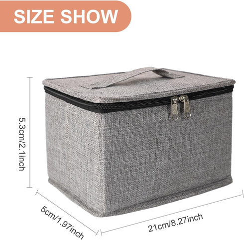 Mingting Die Cut Storage Box,Die Cut Storage Organizer,Fully-Padded Inside with Sturdy Construction, Die Cut Storage Container Box For Greeting Ca...