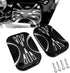 Motorcycle Brake Clutch Master Cylinder Covers Aluminum Left and Right Brake Reservoir Cylinder Cover for Harley Touring Road King Electra Street ...