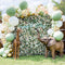 Sweet Baby Co. Sage Green Balloon Garland Arch Kit with Eucalyptus Olive, Peach, White, Gold Balloons and Greenery for Forest Safari Jungle Tropic...