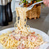 Plastic Serving Utensils, 9" Clear Disposable Utensils 18 Pack, 6 Serving Tongs, Spoons, Forks...