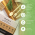Bamboo Cutlery Set - 100 Biodegradable Utensils (50 Forks, 25 Spoons, 25 Knives) | Reusable or Disposable Bamboo Flatware | Compostable Eco-Friend...