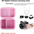 4K Digital Camera Carrying Case for Femivo/VETEK/IWEUKJLO/VJIANGER/WIKICO/Saneen/OIEXI 4K 48MP Vlogging Camera, Travel Compact Camera Storage Cove...