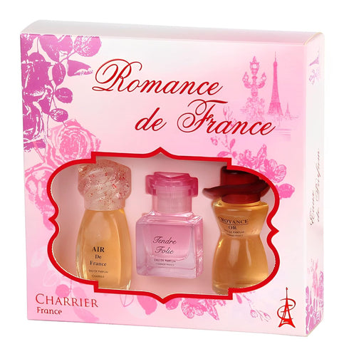 3 Eaux de Parfum Gift Set - 'Romance de France' - 33.6 ml - Made in Provence, France...