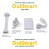 Safety 1st OutSmart Toilet Lock, White, 1 Count (Pack of 1)...