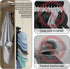 G GENLEAS 2 Pack 10 Hat Organizer for Baseball Caps, Hat Rack for Wall with Strong Adhesive, Cap Organizer for Door, Bedroom, Closet (Black)...