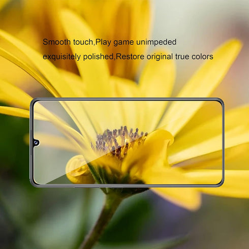 Ailun Glass Screen Protector for Galaxy A42 5G 3Pack + 2Pack Camera Lens Tempered Glass Fingerprint Unlock Compatible 0.33mm Ultra Clear Anti-Scra...