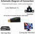 HDMI to VGA Adapter Converter with 3.5mm Audio Jack Cable 50cm VGA Female to HDMI Male Gold Plated Connector for HDTV PC Desktop Monitor Laptop Pr...