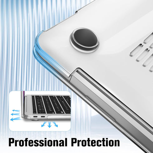 Fintie Case for MacBook Air 13 Inch A2337 (M1) / A2179 / A1932 (2022 2021 2020 2019 2018 Release) - Snap On Hard Shell Case Cover for MacBook Air ...