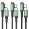 USB Cables - 90 Degree USB C to C Charging Cable for Fast Charging, Type C Phone Charger - Compatible with Android Phones - Reliable and Durable C...