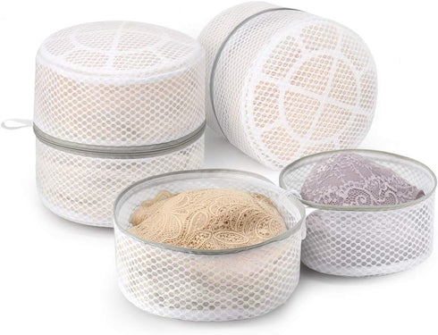 3Pcs Durable Honeycomb Mesh Laundry Bags for Delicates, Large Lingerie Wash Bag 8 x 8 x 8 Inches...