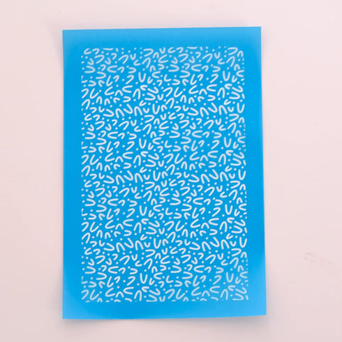 Dacmern Silk Screen for Polymer Clay, Silk Screen Stencils Reusable for Polymer Clay Earrings, Silkscreens for Clay Jewelry, Texture Sheets for Po...
