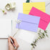 50 Pack A2 Envelopes for Invitations,4.37x5.75 Envelopes,A2 Envelopes Multicolor Self Seal,Printable Envelopes for Wedding,Invitation,Baby Shower,...