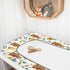 HawSkgFub Highland Cow Sunflower Changing Pad Cover for Baby Girls, Western Farm Animal Fall Flower Diaper Change Table Covers, Soft Stretchy Safe...