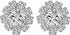 Wholesale 24PCS 16MM Small Clear Rhinestone Buttons Metal Crystal Glass Button Embellishments(Flatback)...