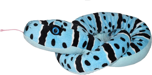 Wild Republic Snake Plush, Stuffed Animal, Plush Toy, Gifts for Kids, Blue Rock Rattlesnake, 54 inches...