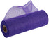 Purple Deco Mesh Wreath Decor - 10" x 10 Yards, Decorative Ribbon Roll, Swag, Tree Topper, Bows, Gifts, Garlands, Presents, Mardi Gras, Easter...