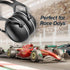SNR 35dB Effective Noise Cancelling Ear Muffs,Ear Protection for Mowing,Adult Noise Cancelling Ear Muffs for Autism,Hearing Protection Ear Muffs f...