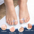 Gel Toe Corrector, 10 Pack of Toe Separators with 2 Loops, Big Toe Spacer for Bunion Pain and Overlapping Toe (FSA or HSA Eligible)...