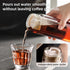 Bincoo 480ml Portable Cold Brew Cup with Removable Filter&Clean Brush, Tritan Plastic Iced Coffee Maker, Rectangle Small Iced Coffee Cups with Sca...