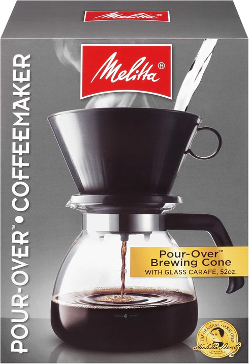 Melitta 640616 Coffee Maker, 52 oz, Glass Carafe...