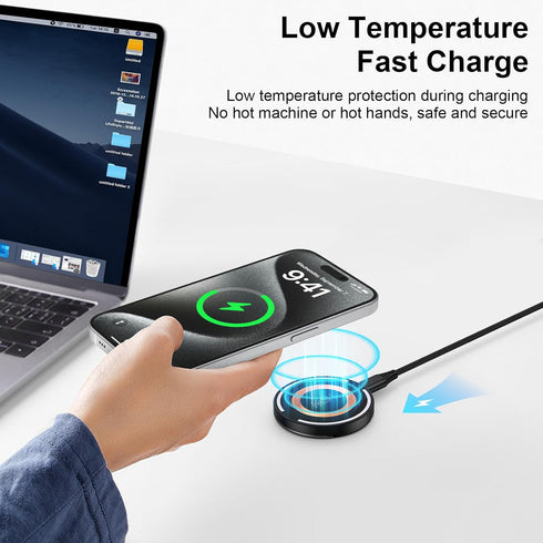 Android Wireless Charger Magnetic Fast Charging Stations Pad Car Phone Charger for iPhone 15 14 13 12,Google Pixel 8 Pro 7 Samsung Wireless Charge...