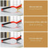 Wire Brush Set, 3 Pcs Stainless Steel/Brass/Nylon Wire Brushes for Cleaning with Curved Handle Grip for Rust Removal, Dirt, Paint Scrubbing(Red)...
