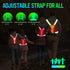 Led Reflective Vest Running Gear, Light Up Vest for Night Walking, High Visibility USB Rechargeable Adjustable Running Lights for Runners Walkers ...