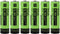 iMah AA Rechargeable Batteries for Solar Lights 1.2V 1300mAh Ni-MH, Also Work with Garden Lamps, Remotes, Mice and Other Household Devices, 6-Pack...