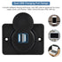 12V USB Outlet, USB Socket Power Outlet with LED Indicator, 12V-24V Dual USB Socket for Car Ship Boat Yacht Marine...