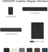 CHEIGHY Leather Repair Kit for Furniture - Advanced PU, Strong Self Adhesive Leather Repair Patch for Couch 3.9X79 inch Vinyl Repair Tape for Car ...
