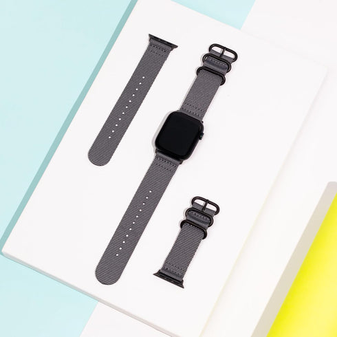 Hiking Trail Nylon Band | The Original Rugged Compatible with Apple Watch Band for Men & Women - Soft, Breathable, Woven Water-Resistant Nylon Men...