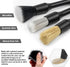 3 Pack Car Detailing Brush Set,Natural Boars Hair Ultra-Soft Cleaning Tool Auto Detail Brushes Kit for Clean Interior or Exterior,Dashboard,Air Ve...