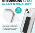CLCKR Case Designed for iPhone 14 Pro with Phone Grip | Ultra-Thin Phone Case with Phone Stand | 6.1 Inch Clear Black | Shockproof Phone Holder wi...