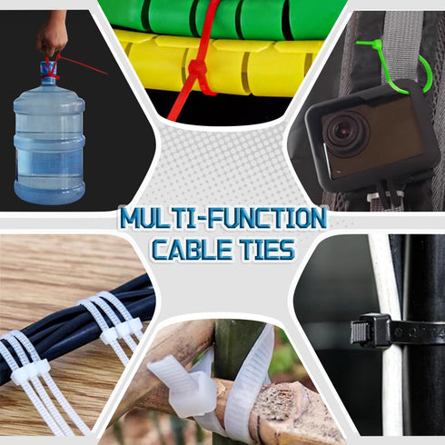 8 inch Cable Ties, Easy-Use Cable Management for Home, Office, and Outdoors(100 Pcs, Orange)...