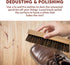 Care Shoe Brush, Protects Leather from Scuffs and Scratches, Best for All Kind of Leather Surfaces, Shoe Cleaner, Horsehair Boot Brush, Pack of 2 ...
